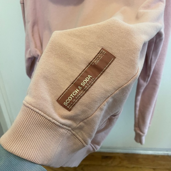 Scotch & Soda Amsterdam Pink Hoodie, Size Small - Picture 3 of 7